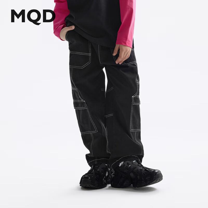 MQD Boys' Street Style Multi-pocket Casual Pants
