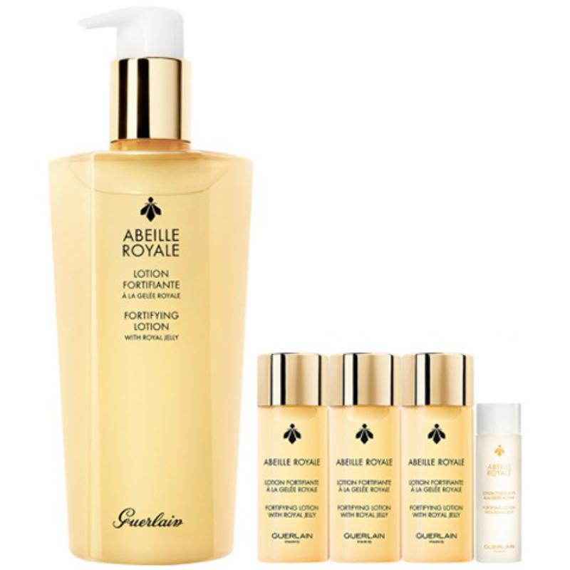 Guerlain Набор: Укрепляющий лосьон Abeille Royale с маточным молочком (300 мл*1 + 40 мл*3 + 15 мл*1)