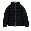 Moncler Черная женская пуховая куртка-бомбер с капюшоном и логотипом на спине, размер XS (00)