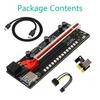 Переходная карта-райзер 012 PRO LED PCIE для адаптера GPU для майнинга