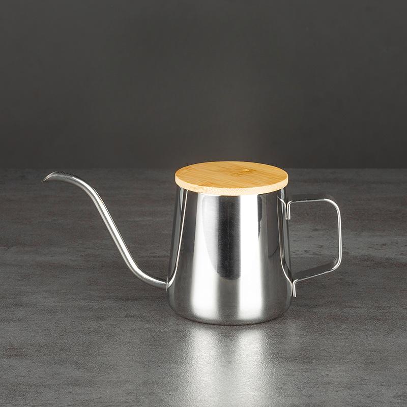 250ml 350ml Coffee Tea Pot Non-stick Coating Food Grade Stainless Steel Gooseneck Drip Kettle Swan Neck Thin Mouth
