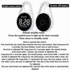 LED Electronic Hanging Watch Portable Waterproof Pocket Watch Digital Display Carabiner Luminous Pocket Watch Children/Adults
