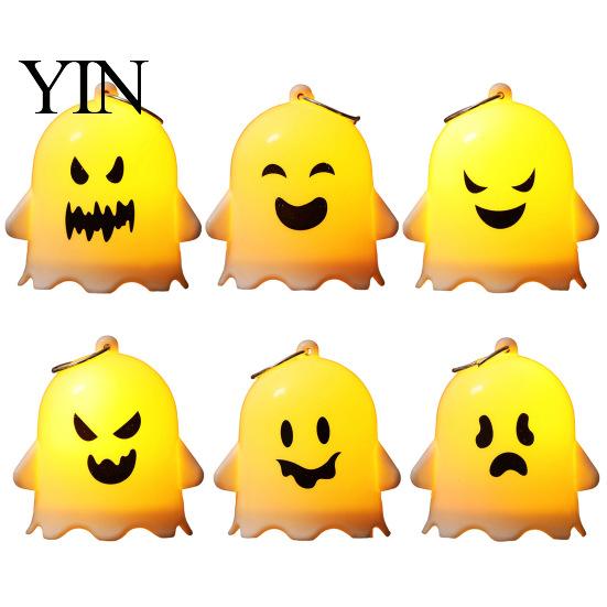 Spooky Night Lights for Kids Halloween Ghost Light, Cute LED Small Lighted Battery Operated Party Props Hanging Ornament Indoor Home Decor Lightweight