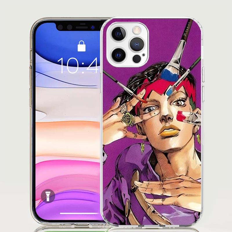 JoJo Adventure Rohan Kishibe Phone Case for Apple iPhone 17 Air 16 15 Plus 14 + 13 Mini 12 11 Pro Max 7 8 SE 16Max Soft Shell Co