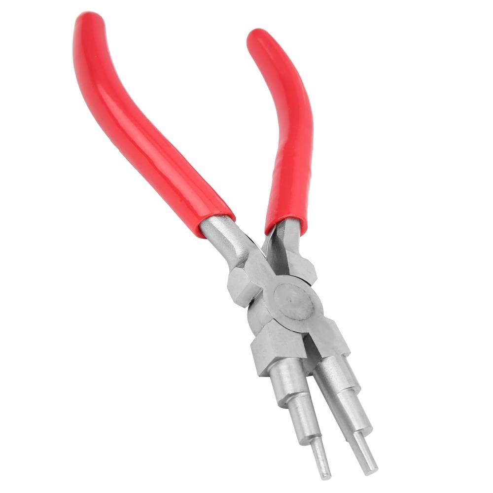 Round Mouth Bail Making Pliers 6-in-1 Jewelry Bail Pliers Wire Looping Pliers For Jewelry Making