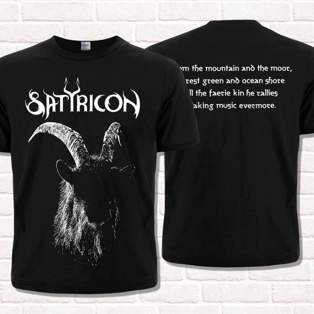 Футболка Satyricon 'Коза Бафомет'. Настоящий норвежский блэк-метал.