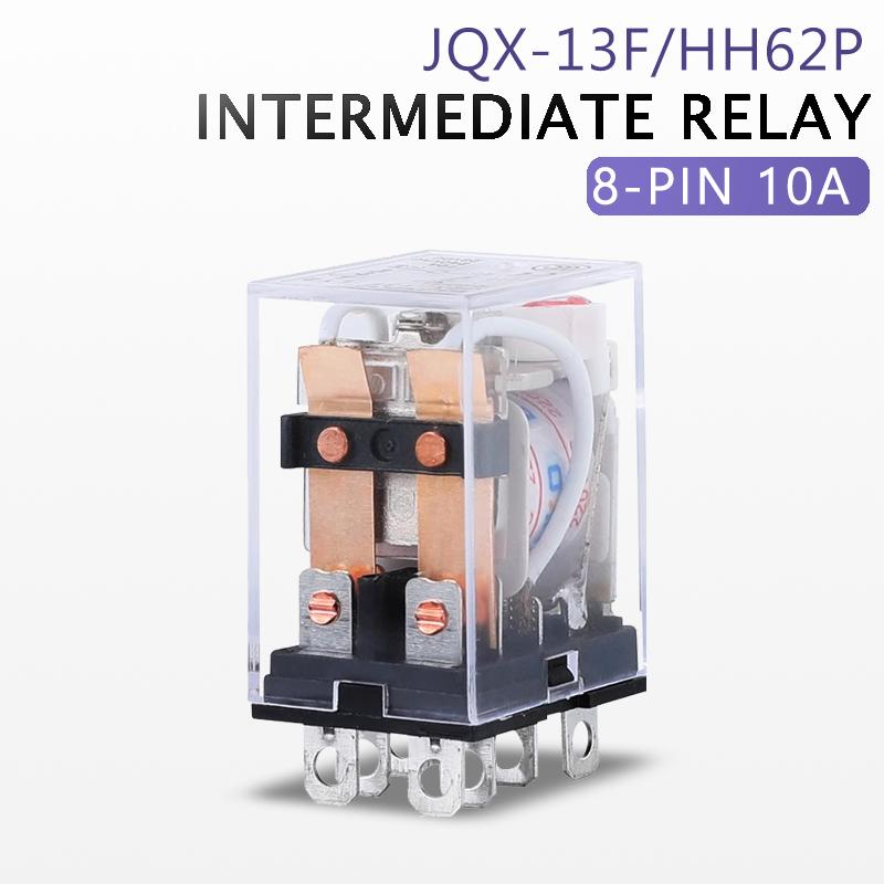 1 шт. HH52P HH53P HH54P HH62P HH63P HH64P DC12V DC24V Электромагнитное промежуточное реле 8 11 14-контактный управляющий переключатель Светодиодный индикатор Реле 5