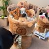 Букет из плюшевых капибар Мягкая набивная декоративная подарочная корзина День рождения Фестиваль Украшение дома Дисплей Плюшевые игрушки