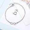 Vintage Eternal Heart Bracelets And Bangles For Women Infinity Charm Bracelet Friendship Jewelry Gift