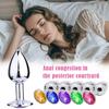 Anal Plug Waterproof Stainless Steel Smooth Touch Anal Buttplug Sex Toys Sex Products Men/Women/gay Sex Toys Butt Dilator Care