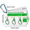 with Carabiner Outdoor Knotting Tutorial Cards 27 Rope Knots Knotting Guide Card  Hiking,Travel Etc