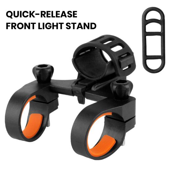 1 комплект, держатель для велосипедного фонаря, противоскользящая силиконовая прокладка, быстросъемный передний руль, зажим для фонарика, крепление для велосипеда
