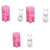 3 Pcs Silicone Moulds Animal Molds Ornament Easters Rabbits Epoxy Resin Molds Plasters Molds Castings Molds Soap Molds