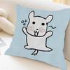 Cute Ganadi Decorative Room Aesthetics Pillow Case Home Decor Bedroom Sofa Bed Couch Pillow Cover 45X45