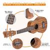 LEKATO 21-inch Soprano Ukulele Starter Kit for Beginners, Sapele Professional Hawaiian Guitar, for Adults and Kids, Includes Gig Bag, Strap, Strings,