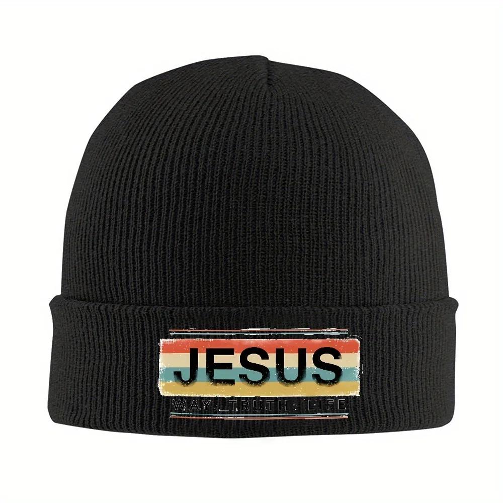 pc Jesus Beanie Hats Way Skullies Beanies Outdoor Sport Warm Soft Men Women Caps Winter Design Casual Bonnet Hats Gift