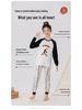 2025 Kids' Autumn Warm Cotton Pajama Set - Boys' & Girls' Long Johns & Raglan Homewear