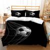 Лидер продаж 3D футбольная картина пододеяльники Высокое качество Постельное белье King Double Size Дышащие украшения для спальни Наборы постельных принадлежностей