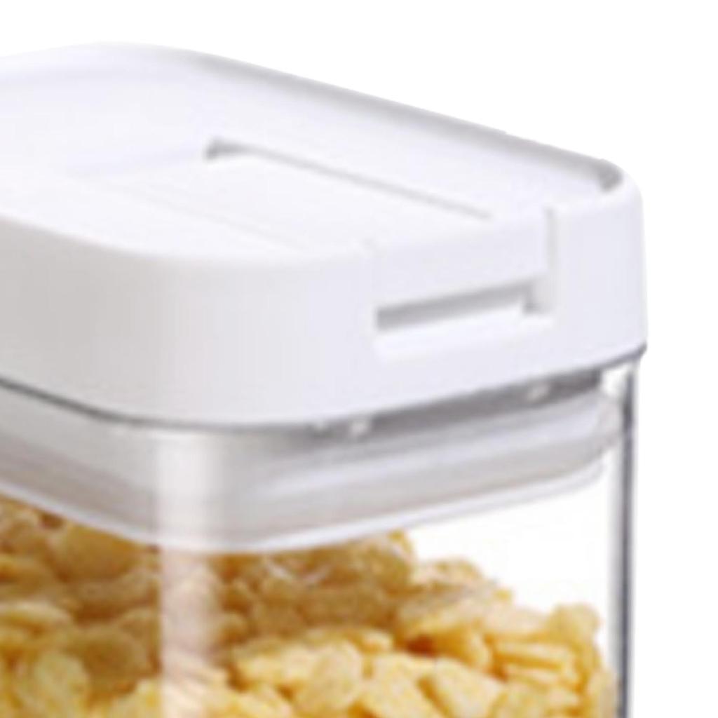 Cereal Storage Container Transparent Food Storage Sealed 800ml Cereal Storage Dispenser for Kitchen