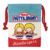 Персонажи компании K Sanrio (Урожай ретро) Мини-сумка на шнурке Patty & Jimmy SAV-MKC-PJ