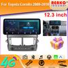 12.3" CarPlay Android 13 Car Radio For  Toyota Corolla 2008-2010  GPS WiFi 4G LTE IPS Screen Car Multimedia Player