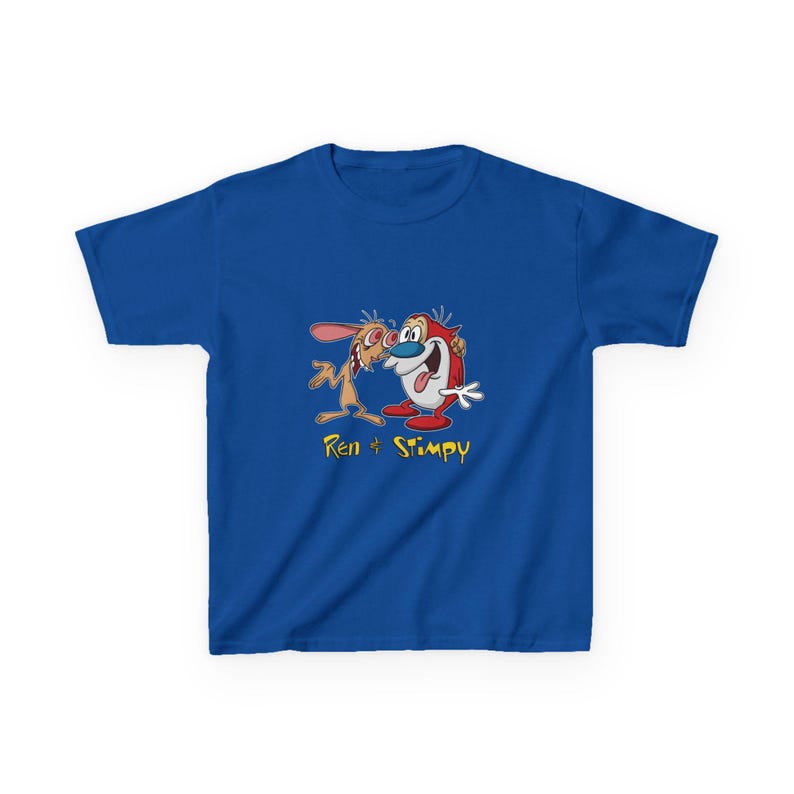 Ren and Stimpy cartoon tee | Kids T-Shirt, 90s Nickelodeon nostalgia