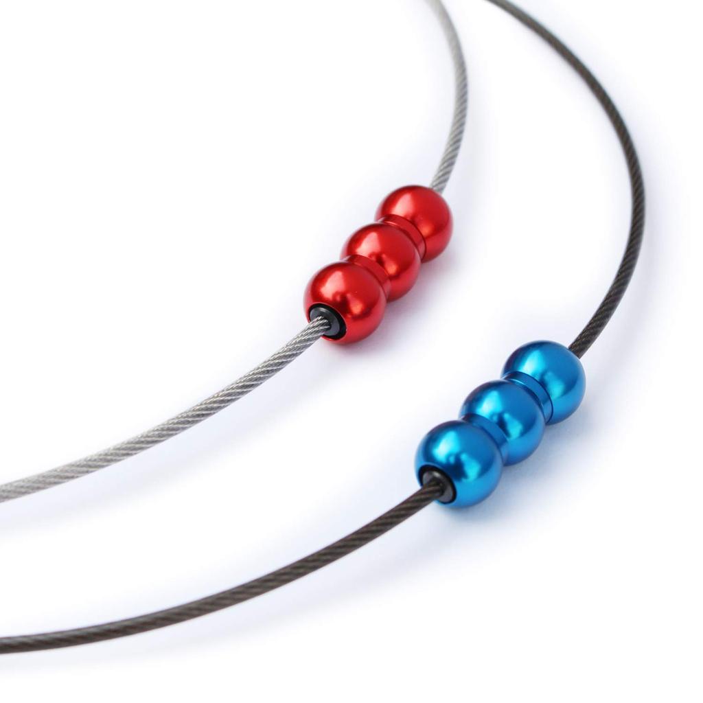 erg Synapse Necklace SPACY Sports Necklace x Flare (Silver Red) (45)