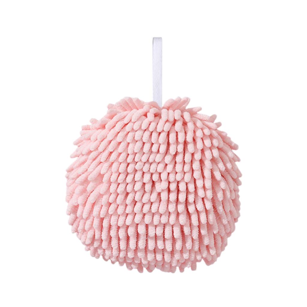 Шениловое ручное полотенце Микрофибра Мяч для рук для ванной и кухни Быстросохнущее Сильно впитывающее Дизайн Разноцветное