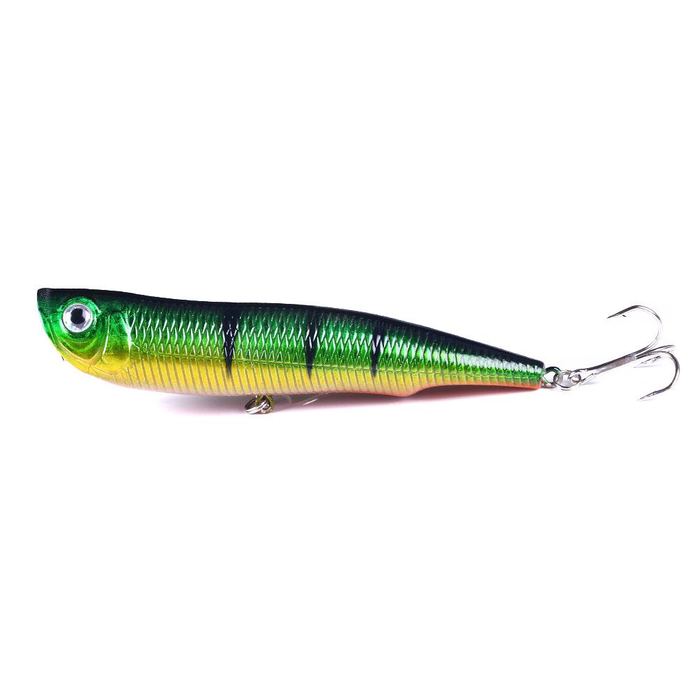 1pc Hengjia 10.5cm Topwater Floating Popper Fishing Bait ABS Hard Plastic Minnow Crankbait Lure