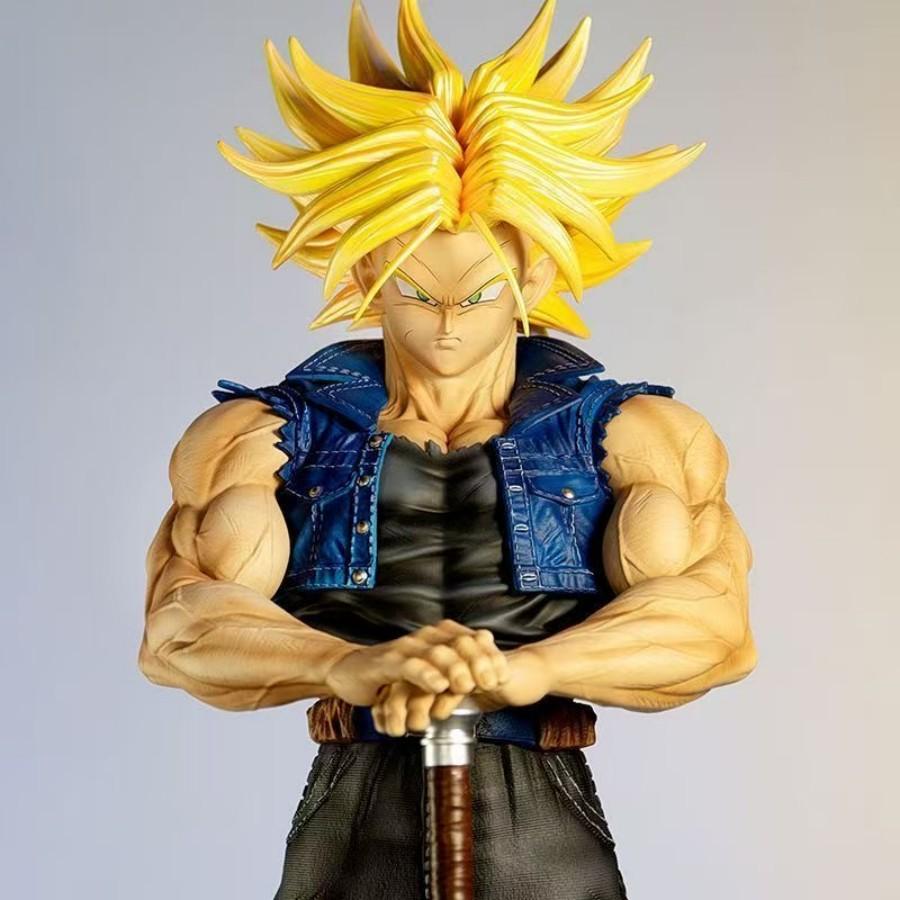 Фигурка из аниме Dragon Ball Транкс 53 см JT Большого Размера Коллекционная GK Модель Настольное Украшение Подарок для Фанатов Аниме