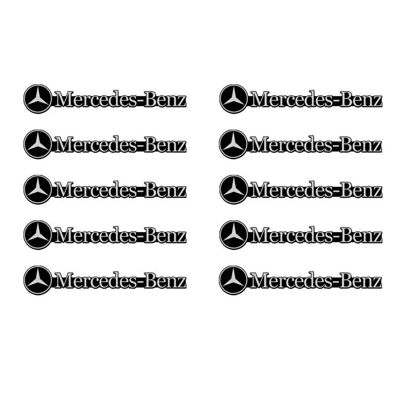 3D Aluminum alloy Car Speaker Audio Sticker Badge Emblem Decoraiton Accessories For Mercedes Benz AMG W108 W124 W126 W140 W168 w1