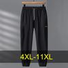 11XL 10XL Большие размеры Брюки-джоггеры Мужские Однотонные Брюки-карго Весна Лето Спортивные брюки Мужские Эластичный пояс Брюки Большого размера 11XL