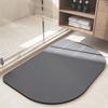 Простой коврик из диатомовой грязи, впитывающий коврик для ванной комнаты, нескользящий коврик для двери туалета, бытовой, легко сохнет, устойчив к падению