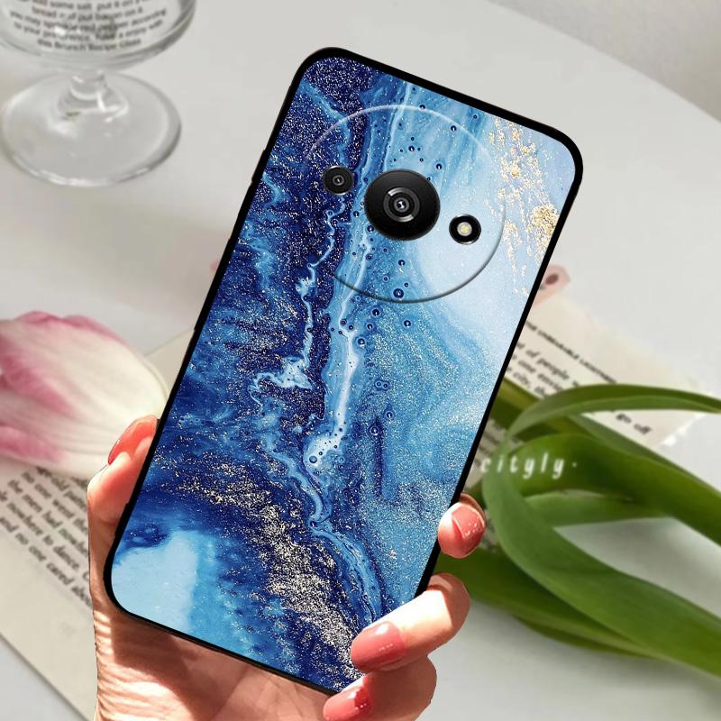 Чехол для Redmi A3 23129RN51X Модный Мягкий Силиконовый ТПУ Защитный Чехол для Телефона Для Xiaomi Redmi A 3 Pro Fundas A3x Бамперы