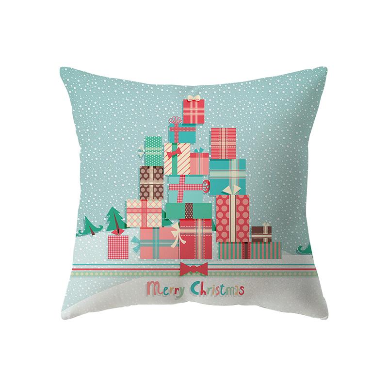 С Рождеством милый Санта-Лось с принтом наволочка для дома, гостиной, украшения дивана, квадратная подушка, наволочка