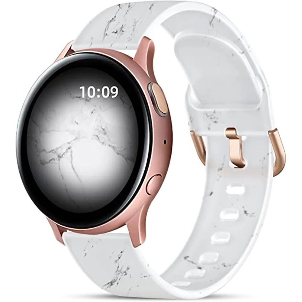 Печатный силиконовый браслет для Huawei Watch Amazfit GTS 4/2 Mini Новый женский ремешок для Amazfit Bip U S GTS 3 GTS GTS2 Наручный браслет