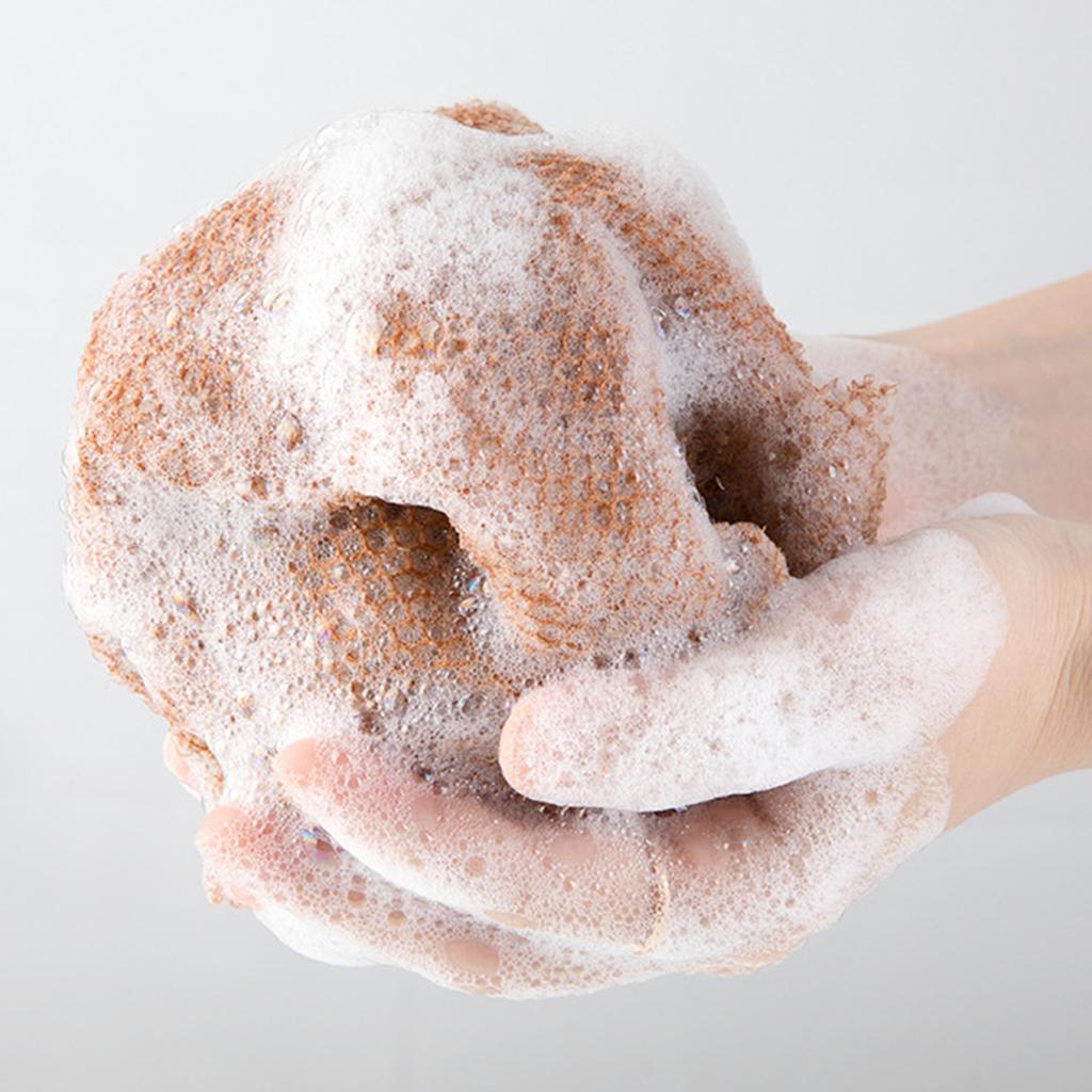 African Exfoliating Net Sponge Shower Body Scrubber Back Scrubber for Shower Body Cleaning Use