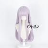 ND Kyoko Kirigiri Cosplay Wigs Hairpiece Danganronpa Anime Cosplay Hair Wigs Heat Resistant Synthetic for Women Comic Con Coser