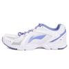 Кроссовки женские легкие дышащие повседневные кроссовки LiNing белые фиолетовые ARBJ066-1