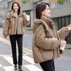 Cotton Clothes Women's Thickened Short 2025 Winter New Korean Loose Cotton Jacket Bread Padded Jacket Women's Warm Jacket