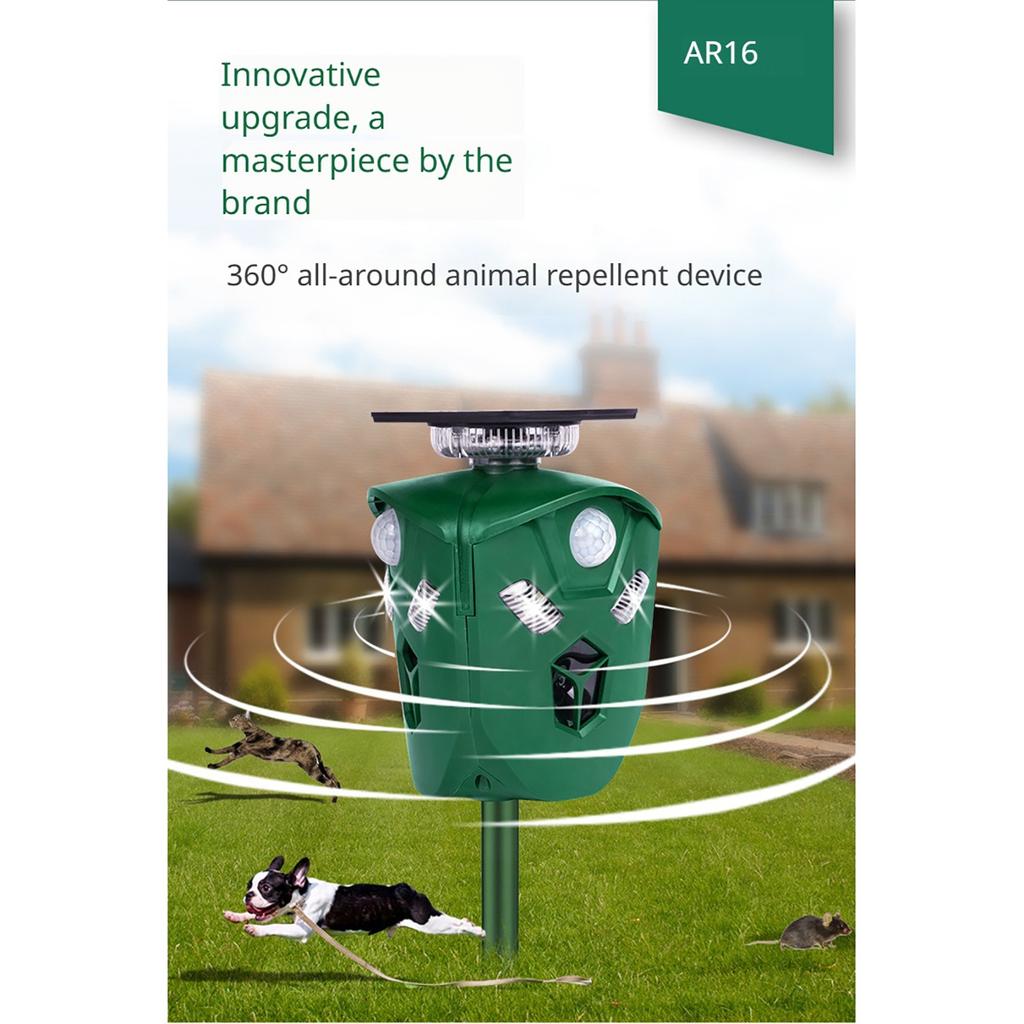 360-градусный солнечный свет птица животное трехсторонний для собак и кошек, собака