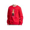 Polo Ralph Lauren Sweatshirt Kids Round Neck Pullover Slim Fit Long Sleeve Red Kids Sweatshirt 323960439-001