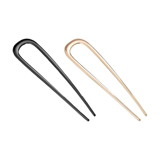 1/2/3 шт U-образная вилка для волос легкая противоскользящая длинная толстая палочка для волос металлическая