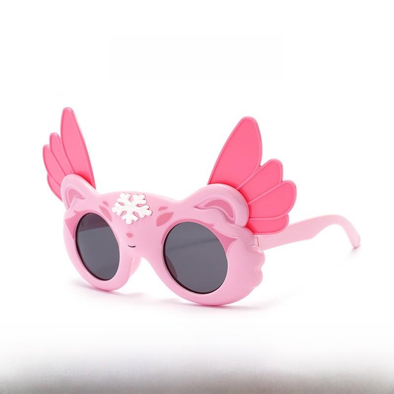 Kids Polarized Sunglasses With Flexible Wings Uv400 For Outdoor Play And Fashion