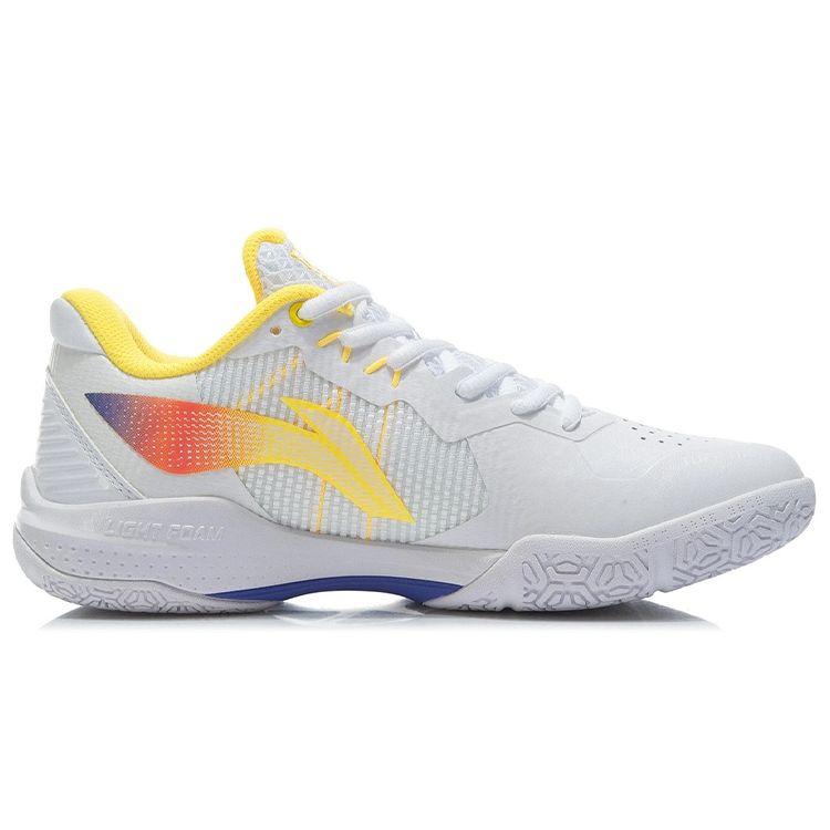 Кроссовки для бадминтона Li Ning Thunder Series из искусственной кожи с амортизацией, нескользящие, износостойкие, дышащие, с низким верхом, женские, AYAR038-2