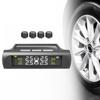 Tire Pressure Monitor System Solar Power and USB Charging LCD Display, for