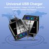 Универсальное 4-портовое USB-зарядное устройство для путешествий 5 В/2,4 А, адаптер быстрой зарядки - вилка AU/EU/UK/US
