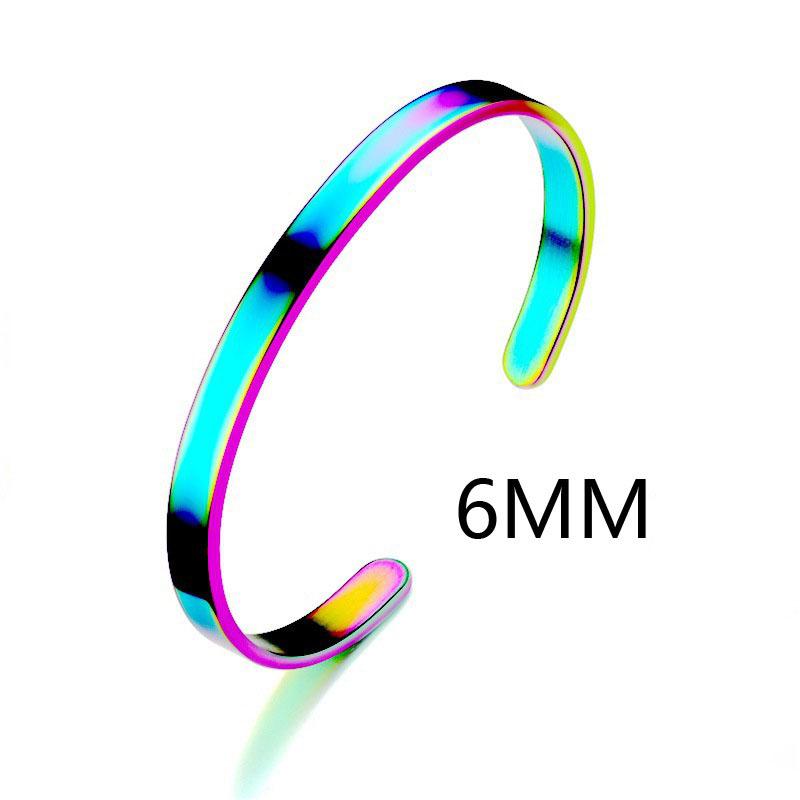 Минималистичный браслет-манжета из нержавеющей стали и браслет цвета: золото, серебро, черный цвет, открытые браслеты для мужчин и женщин, ювелирные изделия в стиле хип-хоп