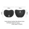 BAG1 Car Stickers Cushion Memory Cotton-Padded Headrest Lumbar Support For VW Scirocco Jetta Beetle Golf Passat Polo Tiguan Touran