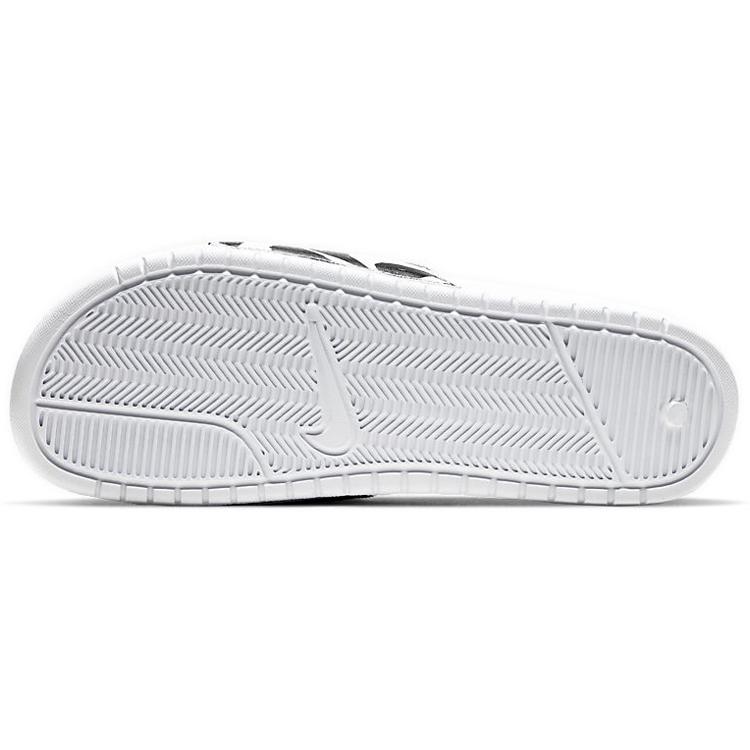 Nike Шлепанцы Benassi Jdi Print 'White Black Swoosh' 631261-106
